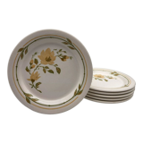 6 Assiettes à dessert estampillées « EIT-England »