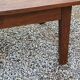Oak farmhouse coffee table nineteenth century 1 drawer feet bobbins 149cm