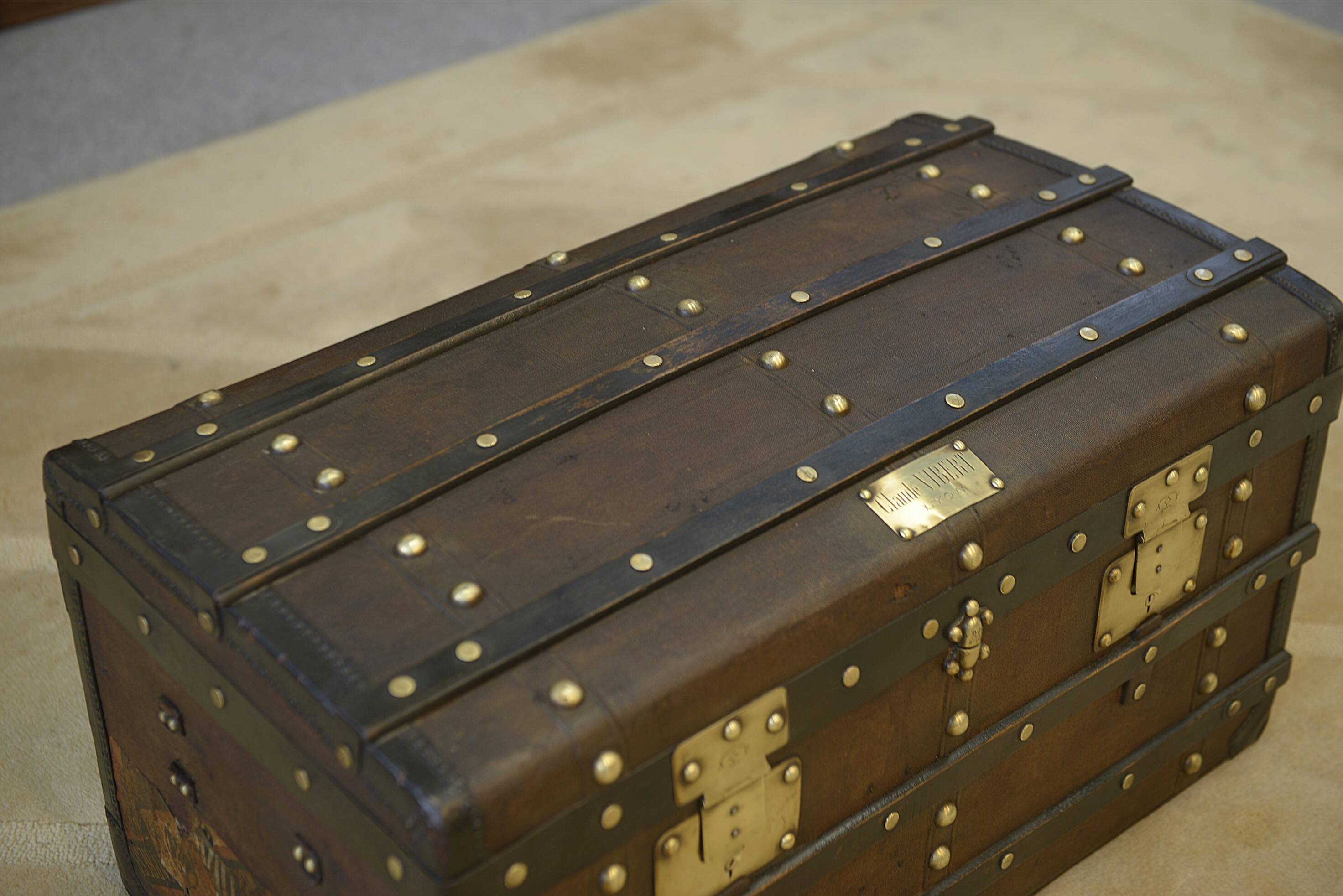 Ancienne malle de voyage 1940’s