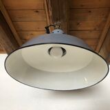 Pair of factory enamelled suspension lamp