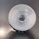 Vintage blue glass candlestick