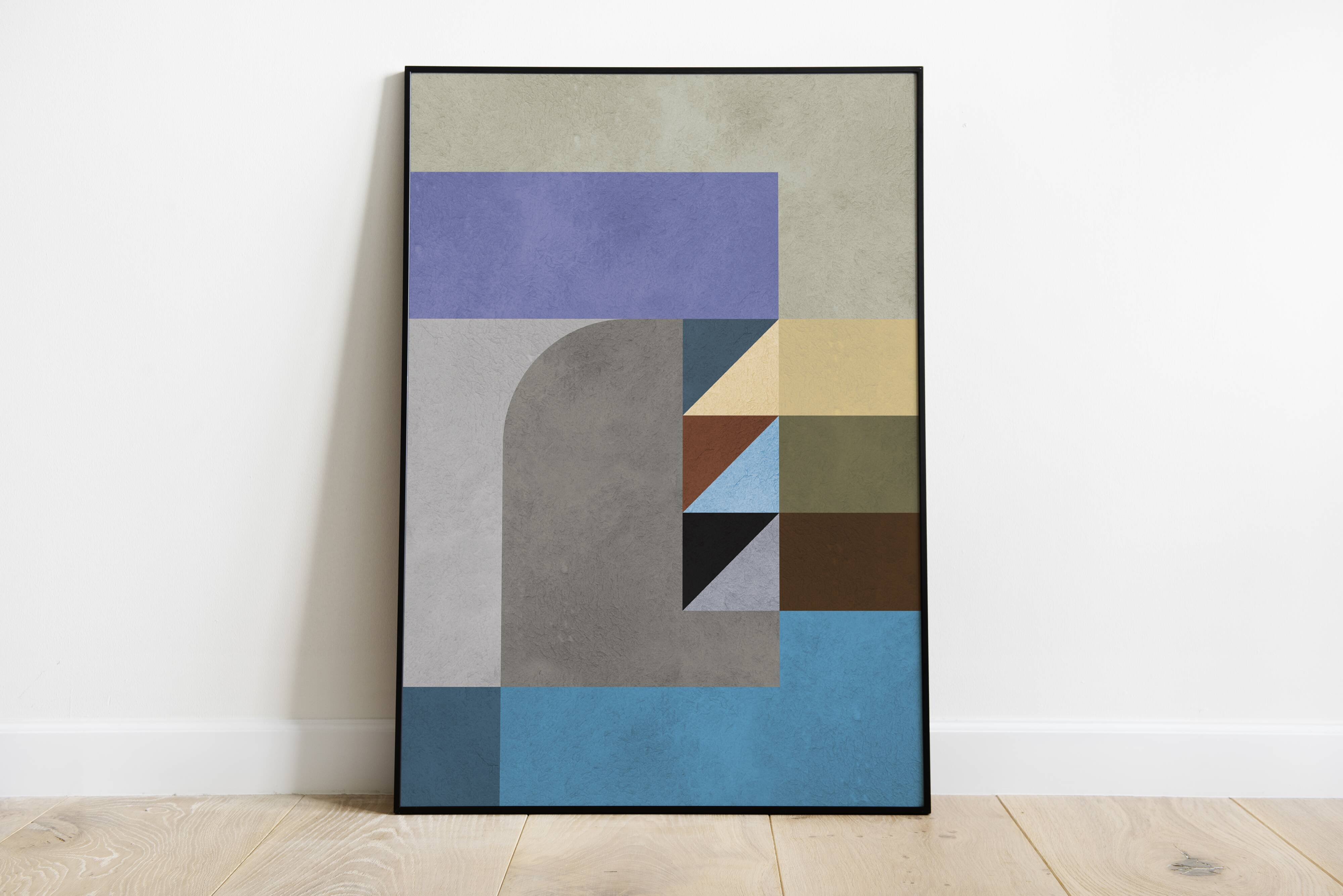 Geometric art prints. Format (50x70cm