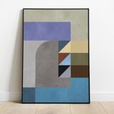 Geometric art prints. Format (50x70cm