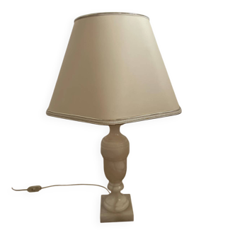 Alabaster column lamp from the 1960s.
