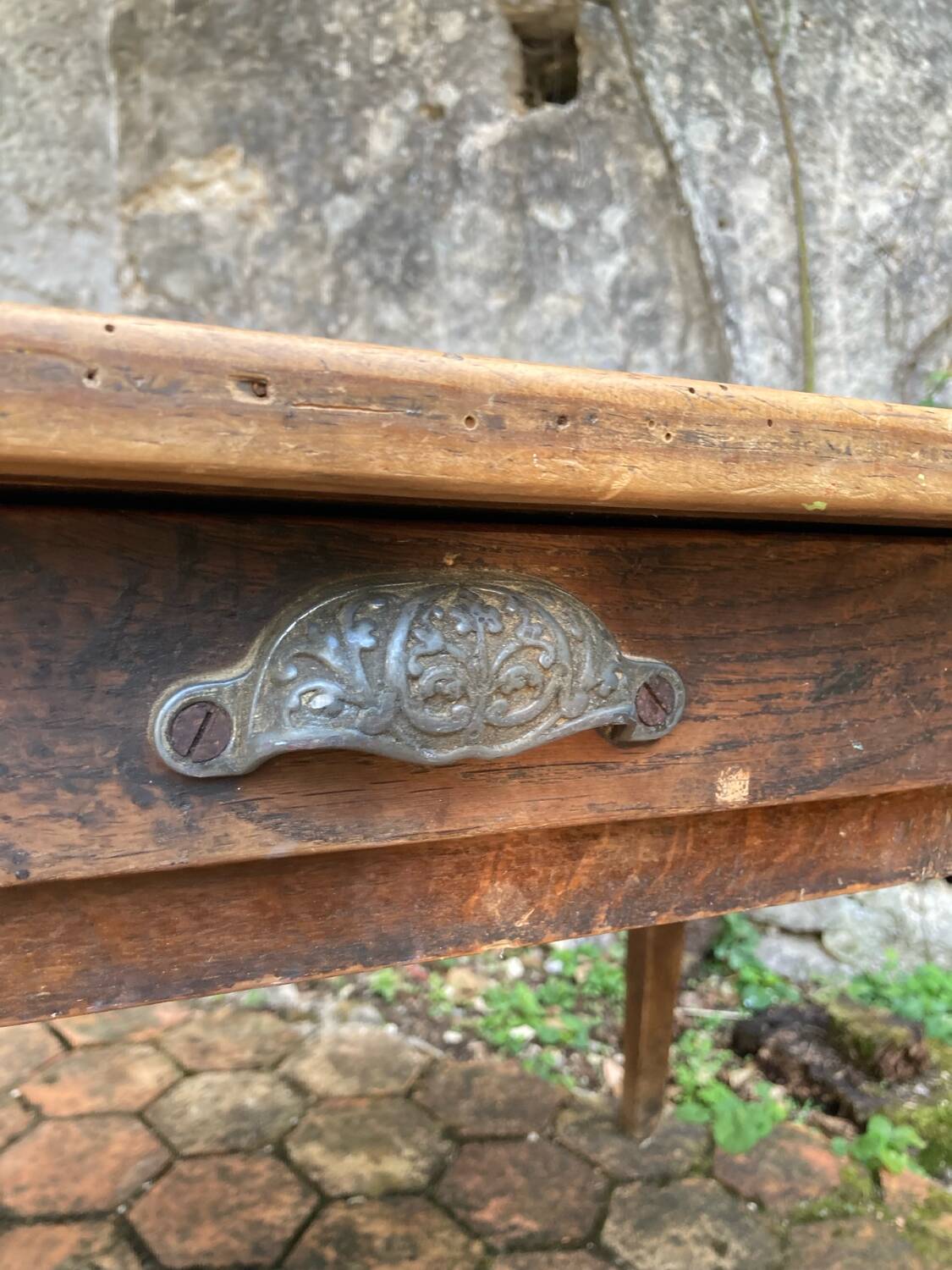 Vintage farmhouse table