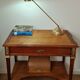 80s brass desk lamp