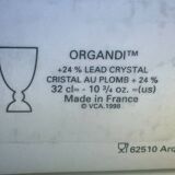 Set of 6 crystal stemmed glasses - large model - JG DURAND