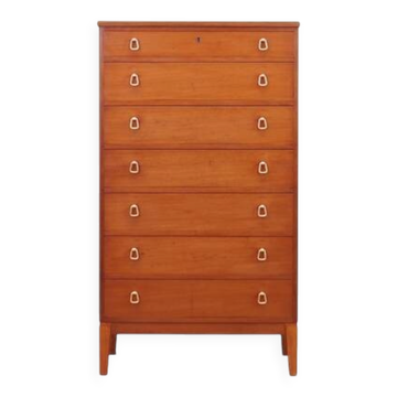 Mahogany chest of drawers, Danish design, 1970s, production: Denmark