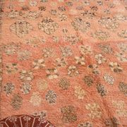 Peach Vintage Moroccan Rug 180 x 305 cm, Berber Wool Rug, Handmade Boho Rug