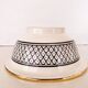 Moroccan ceramic Sink 100% handcrafted with Gold Brass