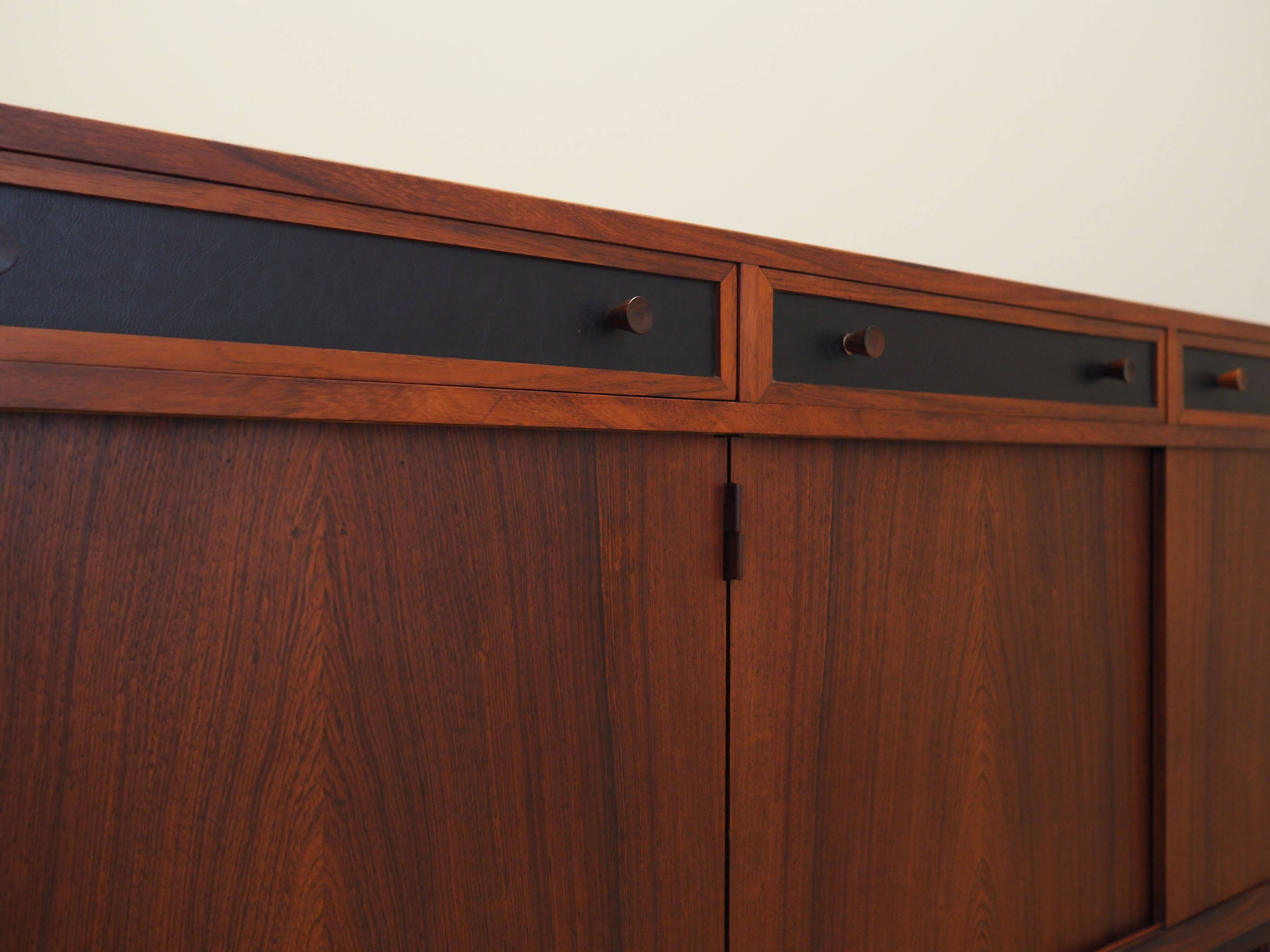 Rosewood sideboard, Danish design, 1960s, manufacturer: Hans Bech
