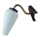 Brass and opaline wall lamp 1950