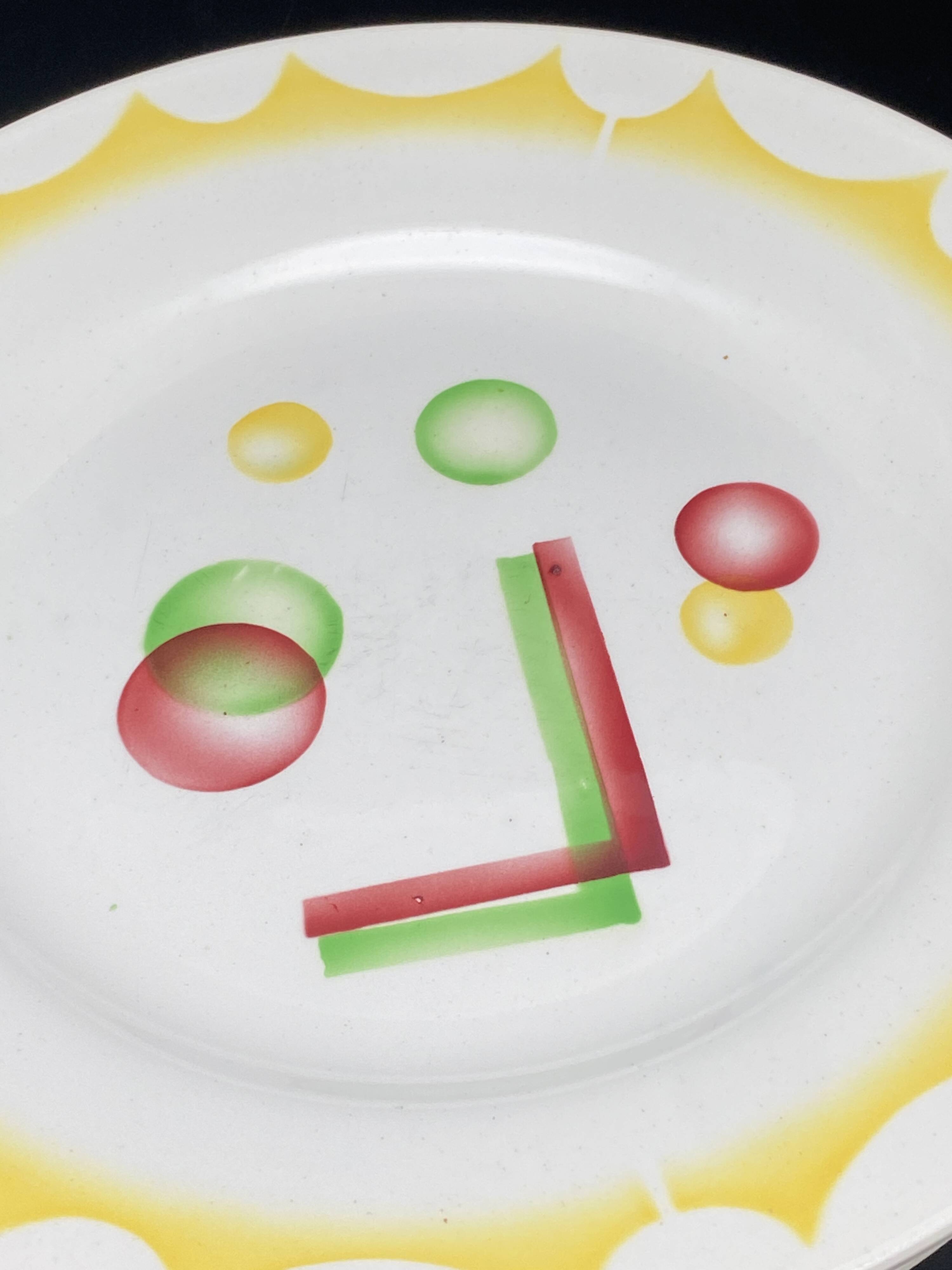 Dinner plates “Planètes” Collection Digoin Sarreguemines – MPM0324VLP1