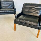 Ensemble canapé et fauteuil G. Thams pour 2 personnes, style rétro danois du milieu du siècle