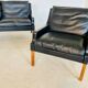 Vintage retro Danish mid-century G. Thams 2 person sofa & chair set