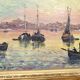 Oil on marine panel by rj bizet (1922-2015)