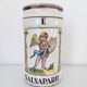 Pharmacy pot Italian earthenware angel decoration