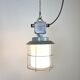 Vintage Industrial Aluminium Lamp with Milk Glass, 1970s