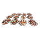 Fish service Vallauris dish + 12 plates