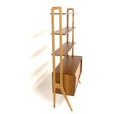 Scandinavian teak bookcase, Sweden, 1960