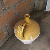 Varnish pot late 19th very good condition h37cm