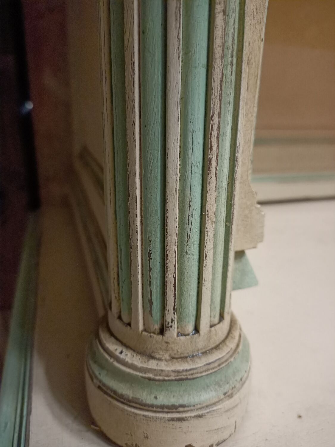 Old weathered Provencal buffet
