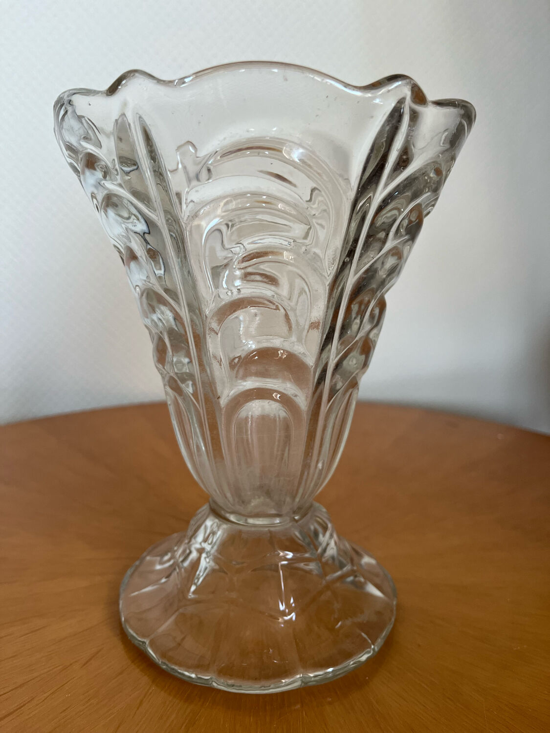 Vintage glass vase