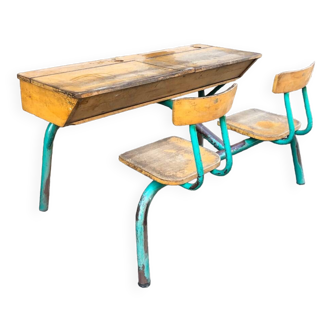 Double school desk