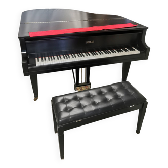 Kimball Piano quart de queue laqué noir 3 pédales ebony satin + tabouret MAG