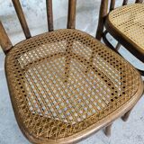 Paire de chaises bistrot Thonet n°56