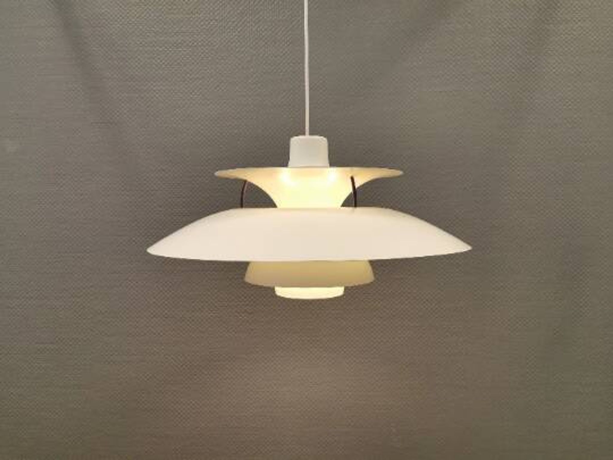 PH 5 hanging lamp, designed by lamp master Poul Henningsen (PH) and produced by  Louis Poulsen.