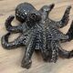 Florentine octopus in glazed terracotta