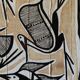 Large vintage khorogo canvas