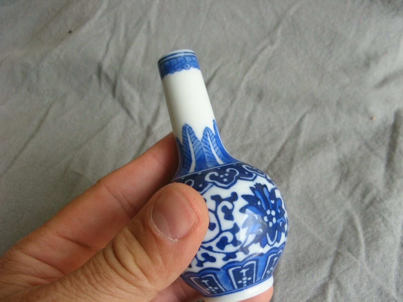 Jingdezhen Blue China porcelain soliflore vase
