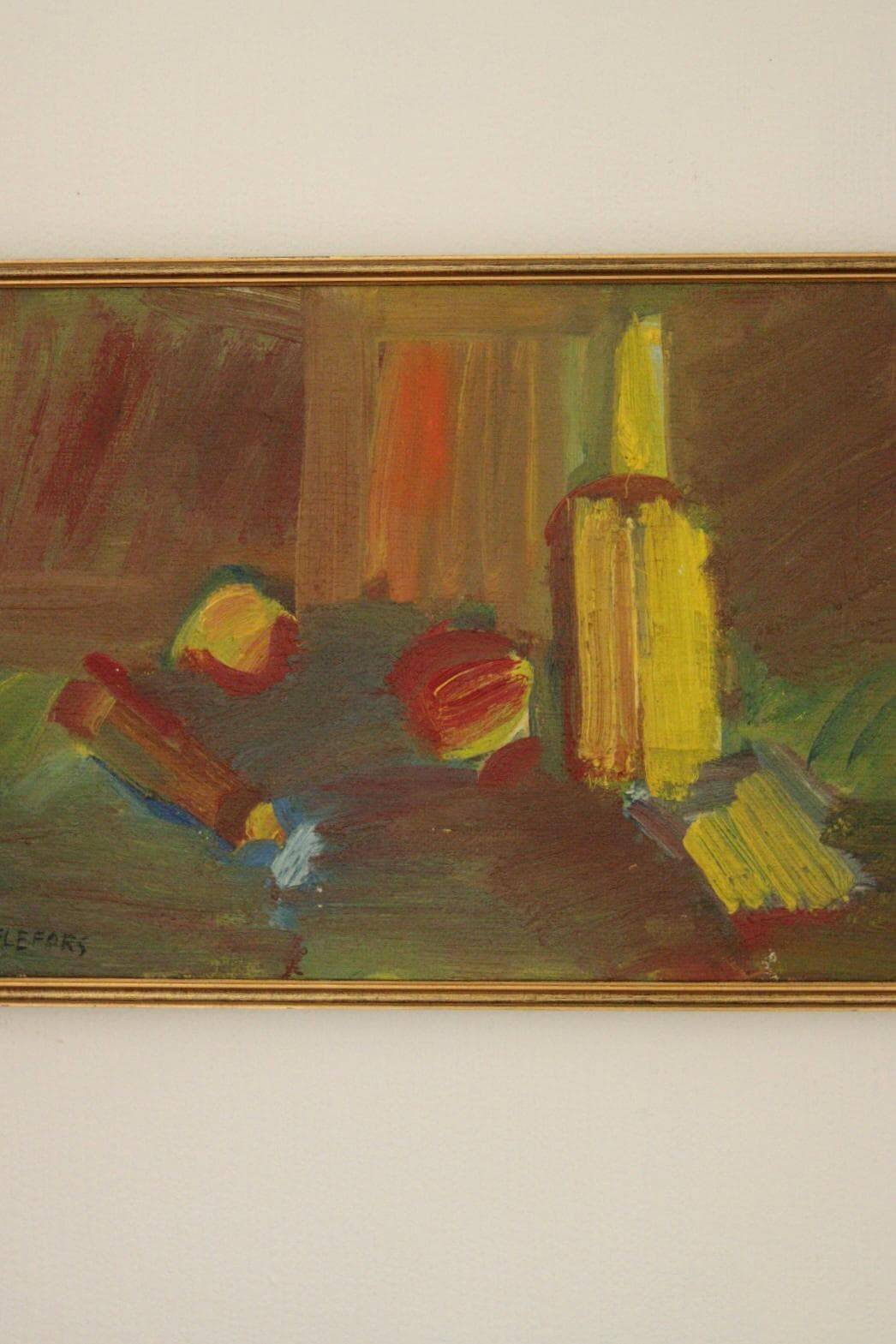 "Fruit and Bottle" by Bengt Delefors