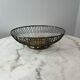 Elegant vintage design silver-plated wire planter