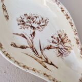 Ravier earthenware Luneville Carnation K&G