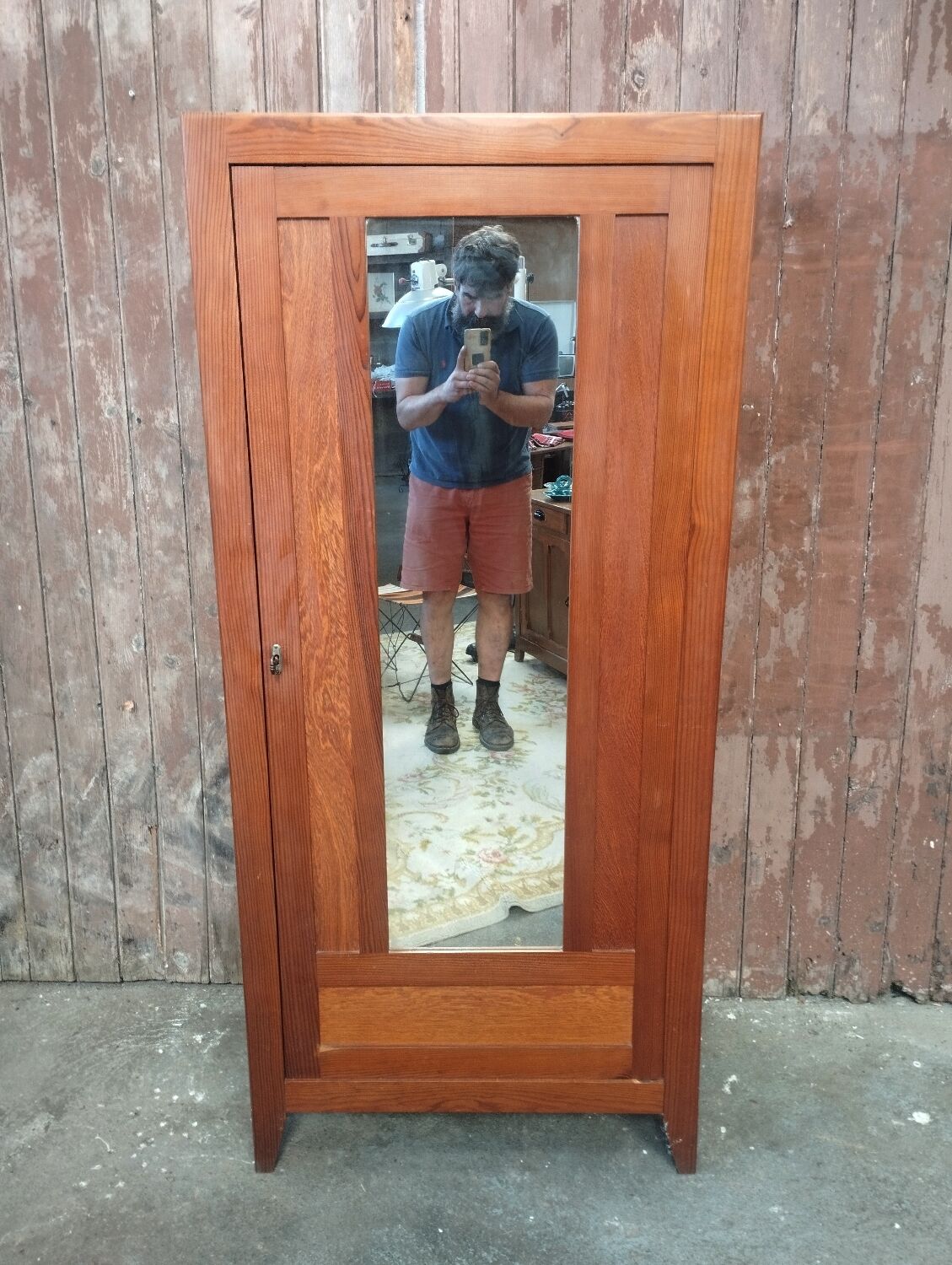 Armoire bonnetière parisienne années 50 60