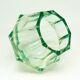 Art Deco vase, crystal, Moser, Czechoslovakia, 1930s