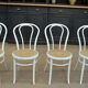 Set of 4 old cannes chairs, 1950s