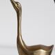 Pair of vintage brass swans