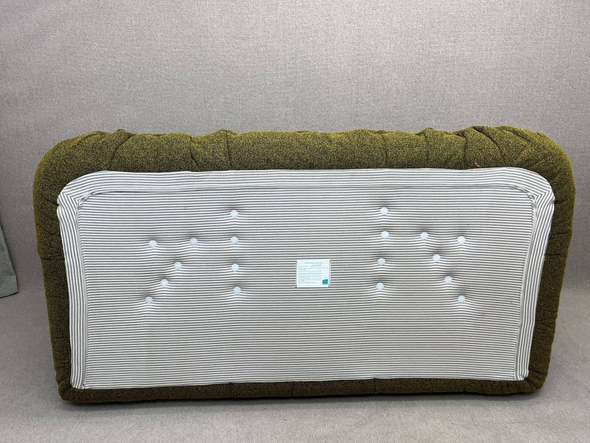 Ligne Roset Togo modular two-seater with armrests.
