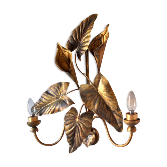 Wall light  flower of lilies, midcentury