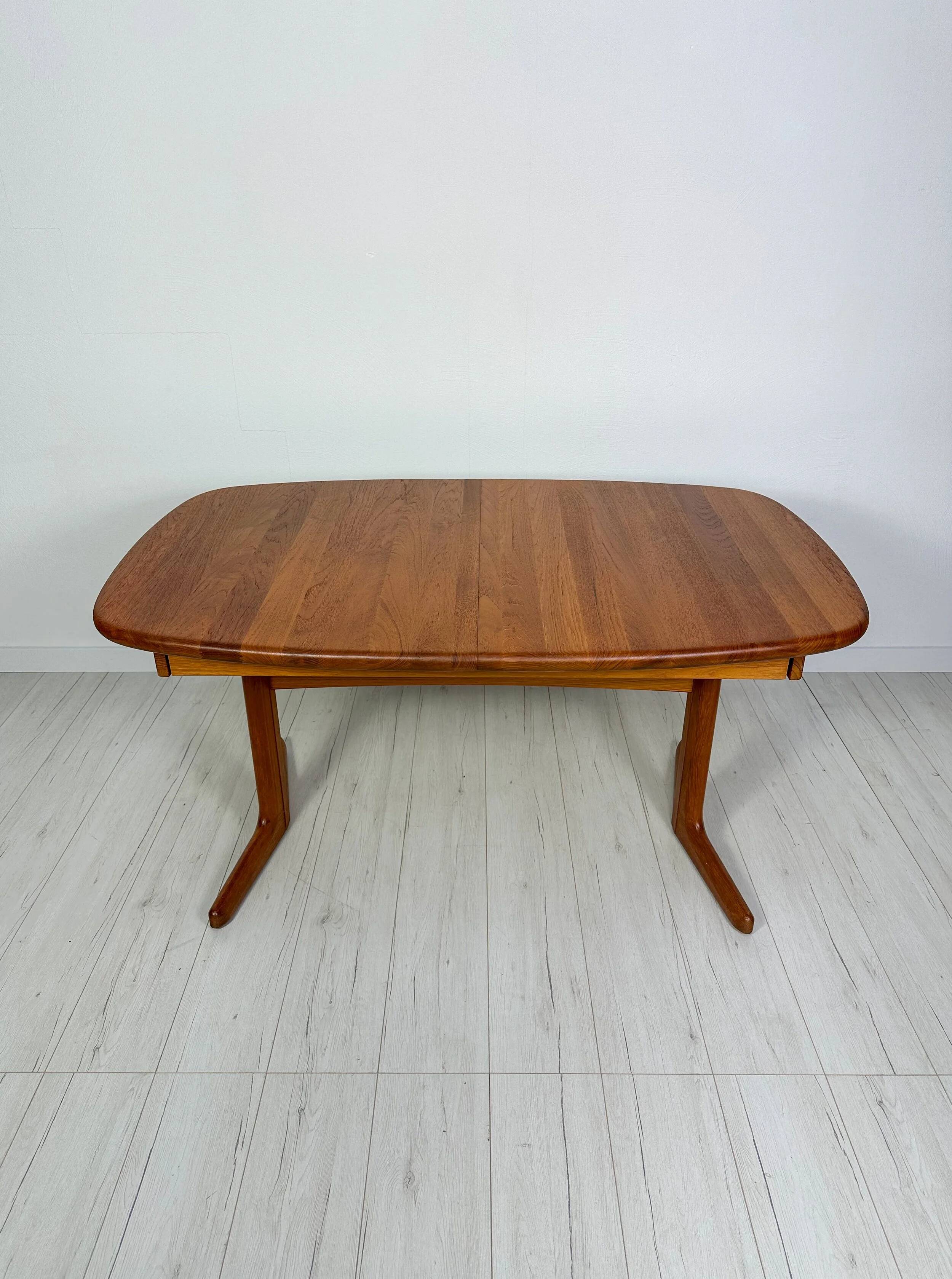 Table de salle à manger extensible en teck Juul Kristensen, design danois vintage des années 1970