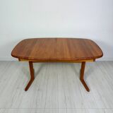 Table de salle à manger extensible en teck Juul Kristensen, design danois vintage des années 1970