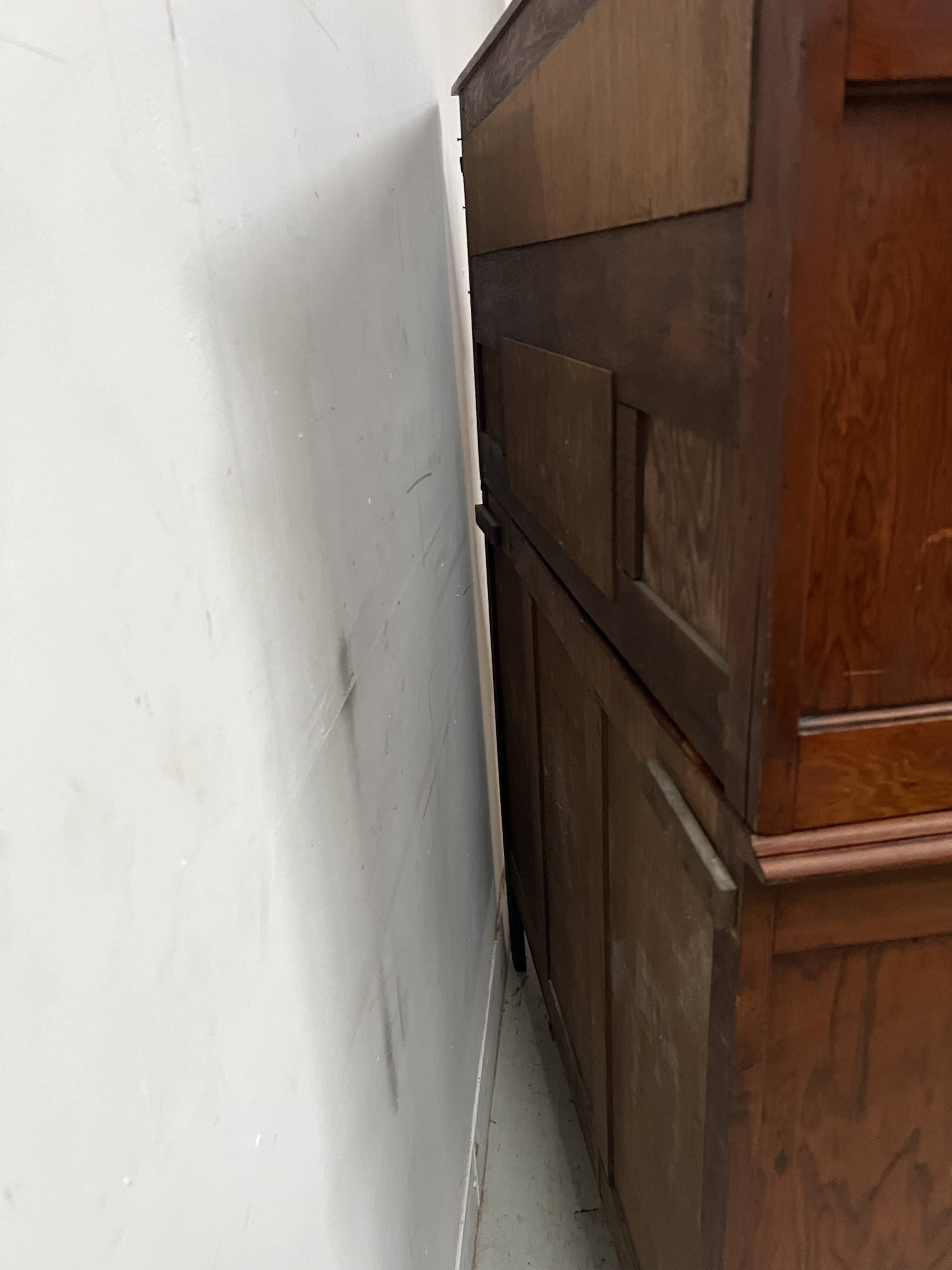 20th century natural wood kitchen spice rack