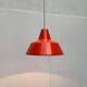 Suspensions Mid-Century danoise Emaille Amatur de Louis Poulsen, années 1960, lot de 3