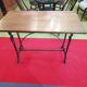 Table de bistrot dessus bois pieds fonte