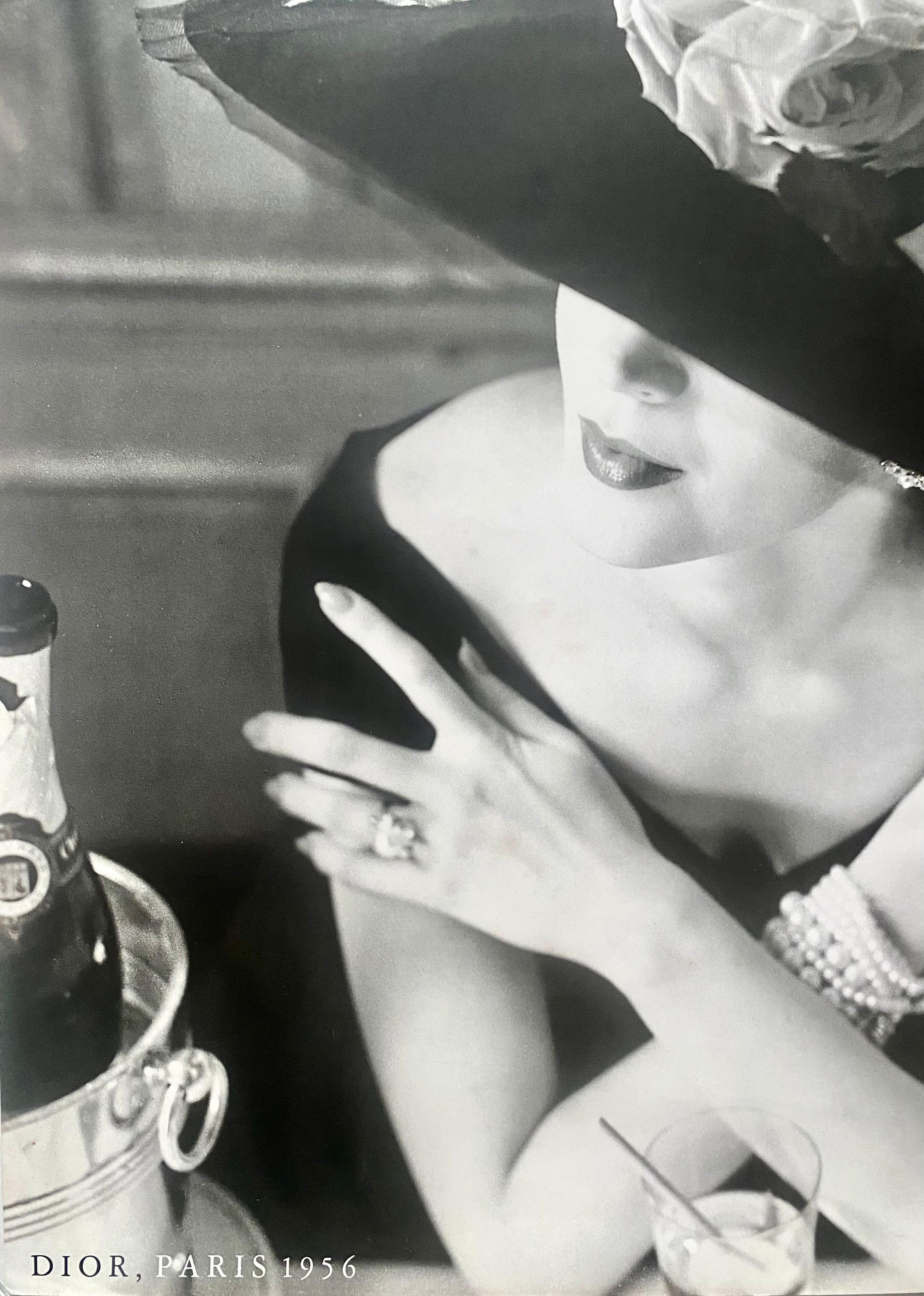 Original poster Henry Clarke - Dior 1956 - Éditions du Désastre