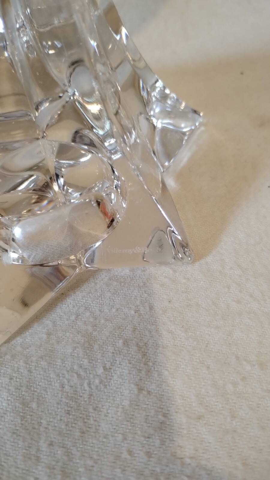 Crystal candlestick "Villeroy & Boch"